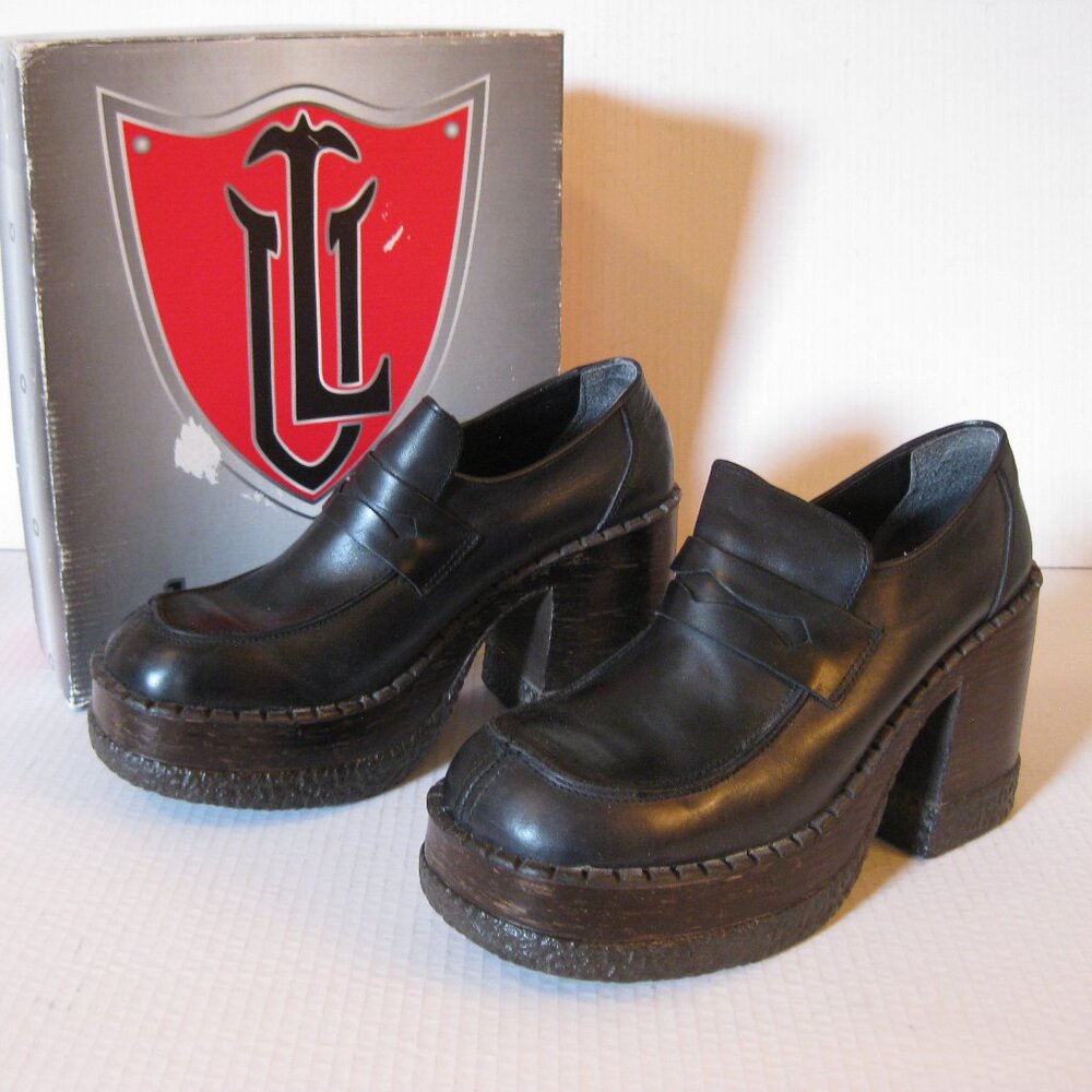 Platform loafer Y2K vintage EU41/W10/M8